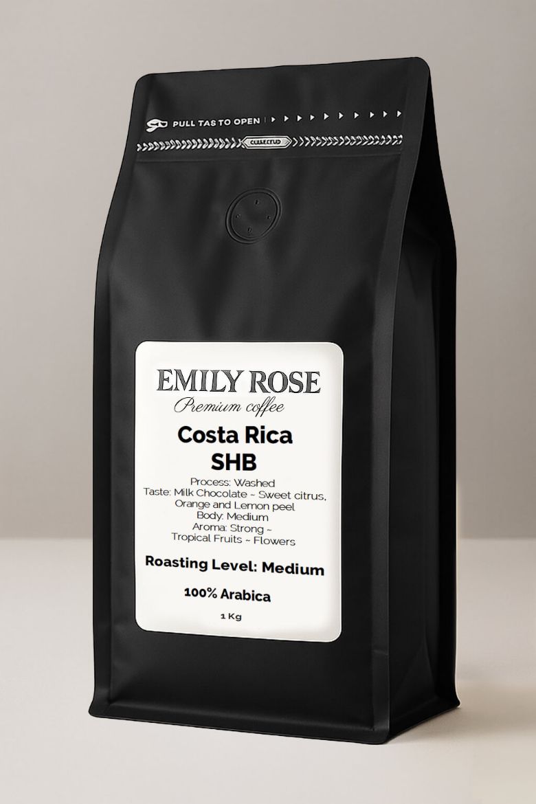 Emily Rose קפה קלוי טרי קוסטה ריקה 100% ערביקה SHB