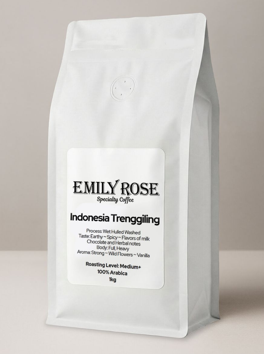 תמונה של Emily Rose קפה קלוי טרי אינדונזיה Trenggiling ערביקה 100%