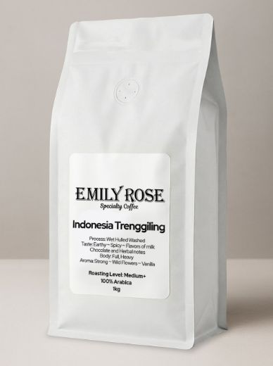 תמונה של Emily Rose קפה קלוי טרי אינדונזיה Trenggiling ערביקה 100%